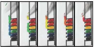 Figure 3: Droplet "choosing" behavior