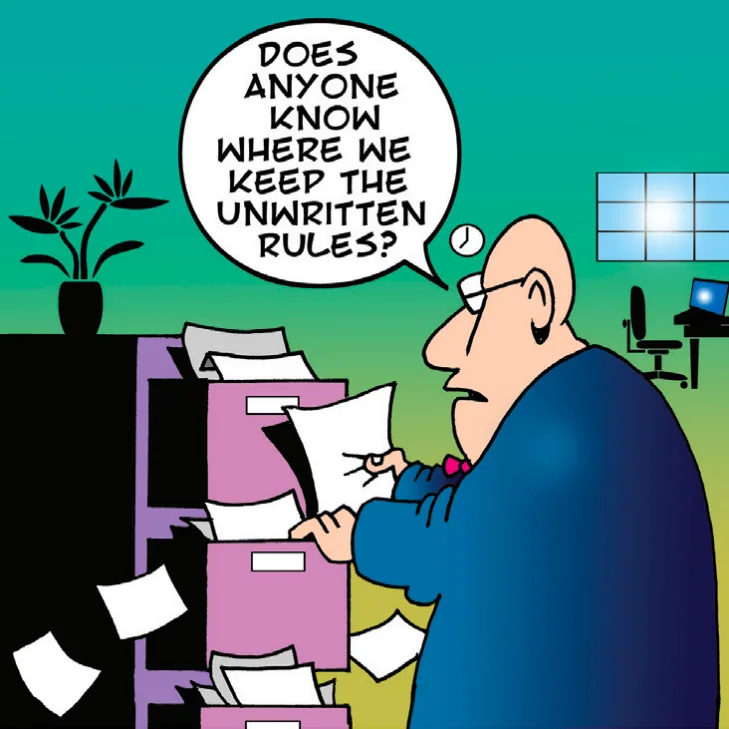 Figure 6.3: Unwritten rules.