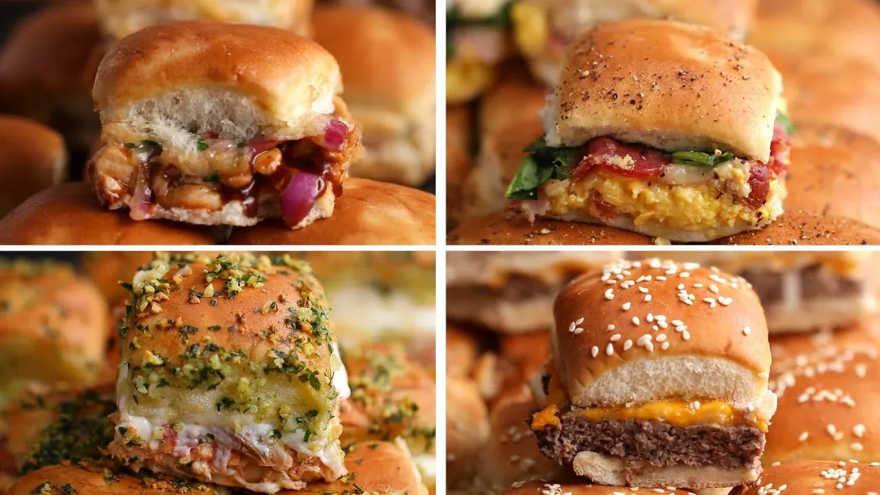 Just like DIY Self-Help sliders, there are many kinds of burger sliders!
