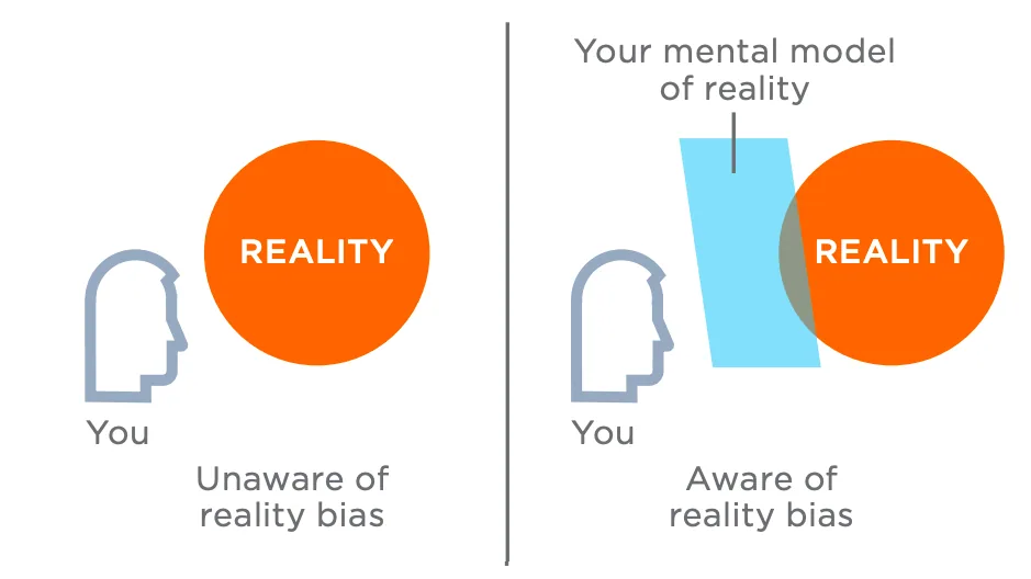 Figure 5.1. Mental models are a lens between you and reality.